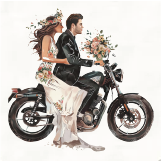 Couple exit